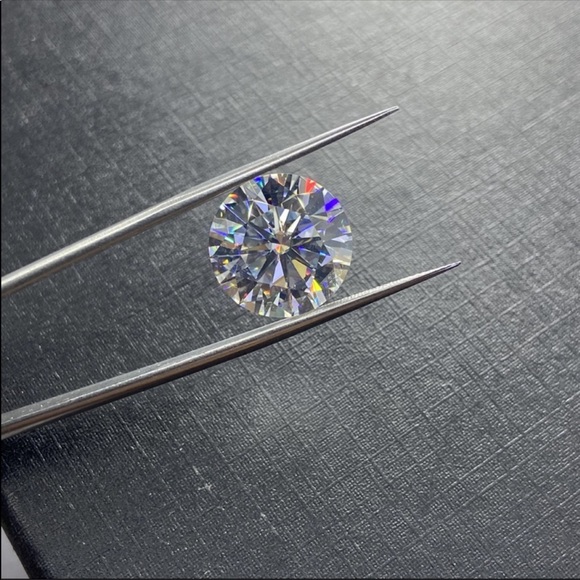 Grown moissanite stone diamond 2carat 8mm …
